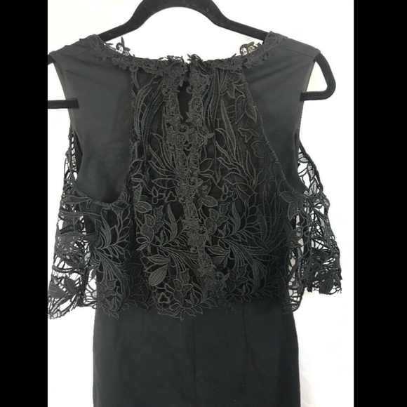 NEW‎ Kobi Halperin Kena Cold Shoulder Sheath Dress in Black [SZ 6 ] - Picture 8 of 8